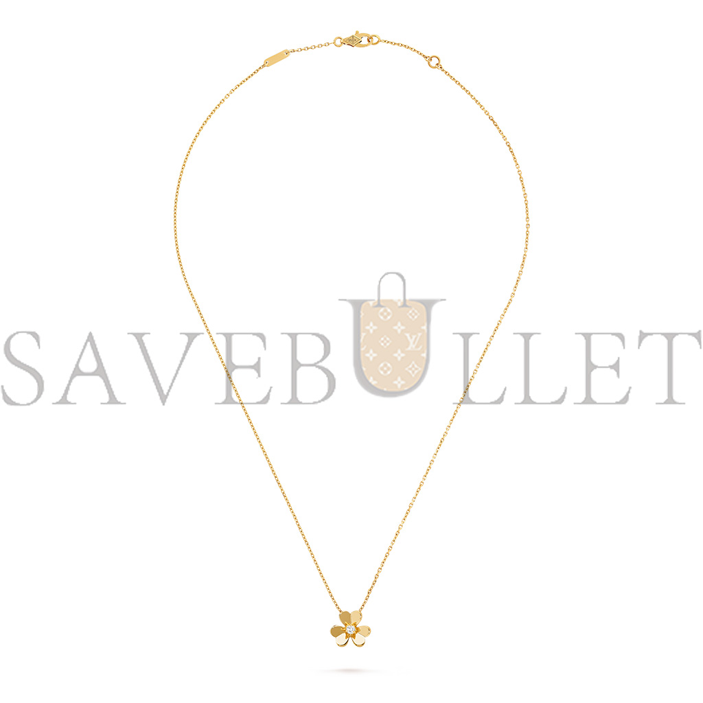 VAN CLEEF ARPELS FRIVOLE PENDANT, MINI MODEL - YELLOW GOLD, DIAMOND VCARP0J100 VAN CLEEF ARPELS FRIVOLE PENDANT, MINI MODEL - YELLOW GOLD, DIAMOND VCARP0J100
